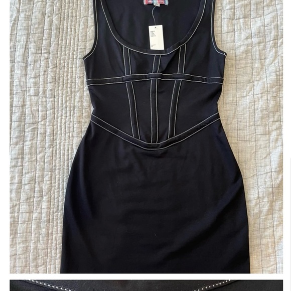 Urban Outfitters black Mini Dress NWT - Picture 3 of 7